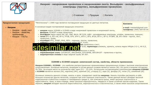 metoteh.ru alternative sites
