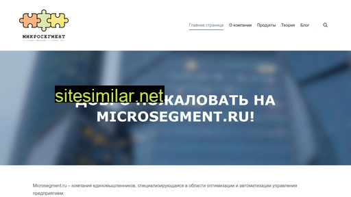 microsegment.ru alternative sites