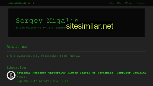 migalin.ru alternative sites