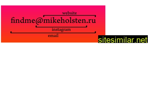 mikeholsten.ru alternative sites