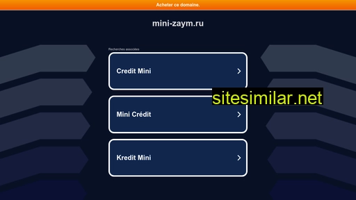 mini-zaym.ru alternative sites