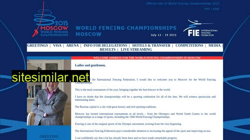 Moscowfencing2015 similar sites