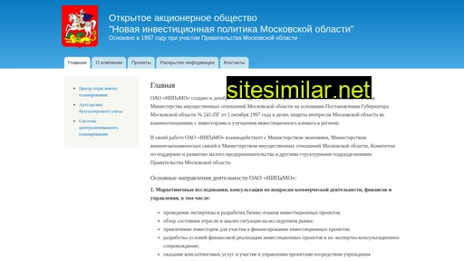mosregion.ru alternative sites