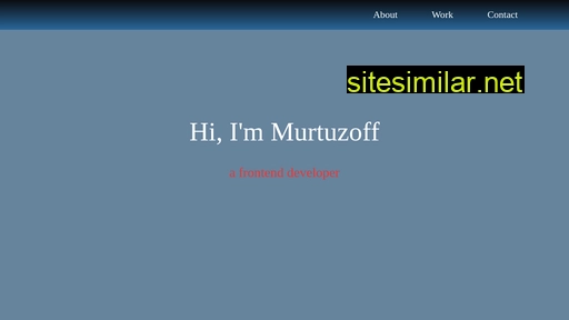 murtuzoff.ru alternative sites