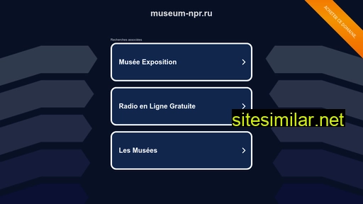 museum-npr.ru alternative sites
