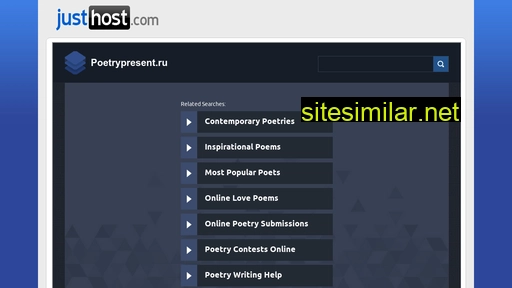 Poetrypresent similar sites