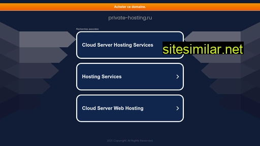 Private-hosting similar sites