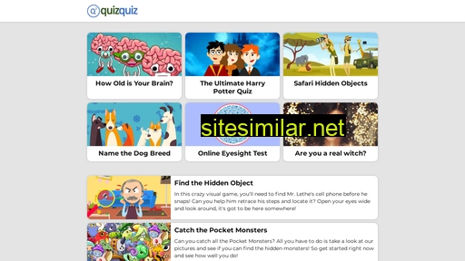 Quizquiz similar sites