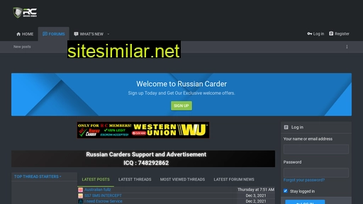 russiancarders.ru alternative sites
