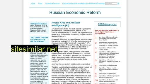 russianeconomicreform.ru alternative sites