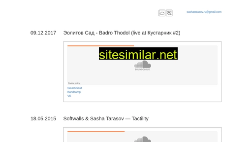 Sashatarasov similar sites