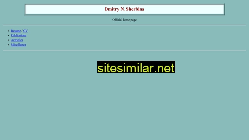 sherdim.ru alternative sites