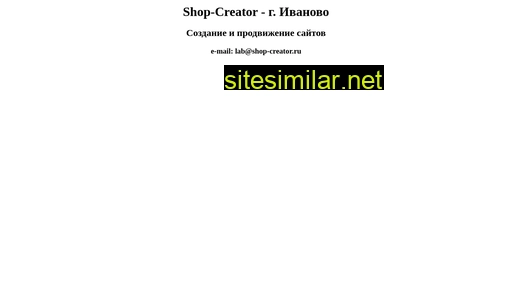 shop-creator.ru alternative sites