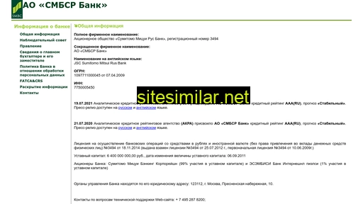 Smbcr-bank similar sites