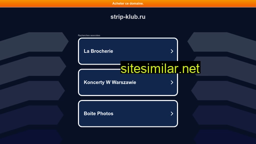 strip-klub.ru alternative sites