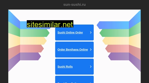 Sun-sushi similar sites