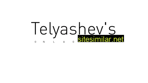 telyashev.ru alternative sites