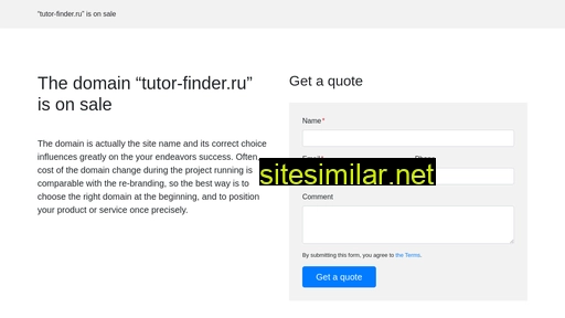 tutor-finder.ru alternative sites