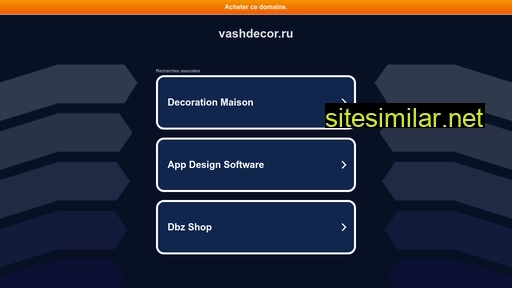 vashdecor.ru alternative sites