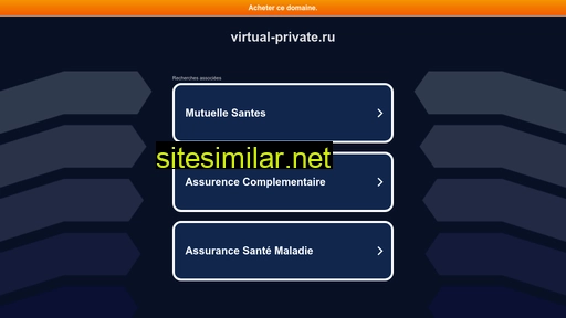 Virtual-private similar sites