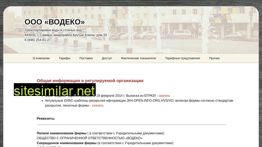 vodeko163.ru alternative sites