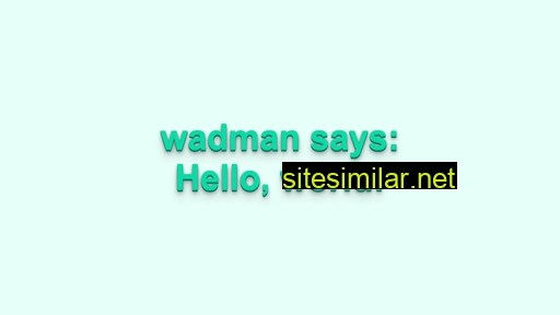 wadman.ru alternative sites