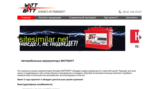 wattbatt.ru alternative sites