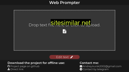 webprompter.ru alternative sites