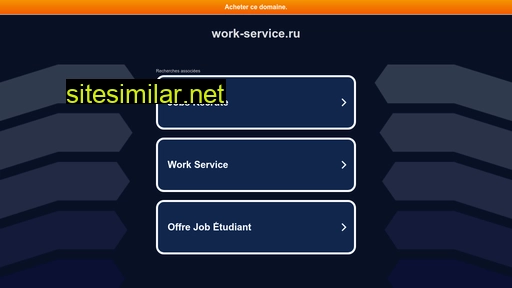 Work-service similar sites