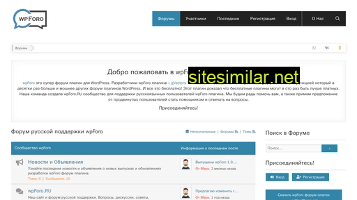 wpforo.ru alternative sites