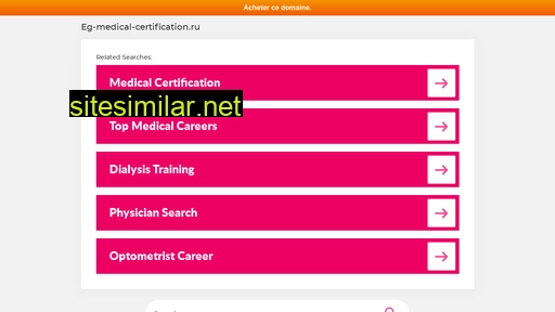 Eg-medical-certification similar sites