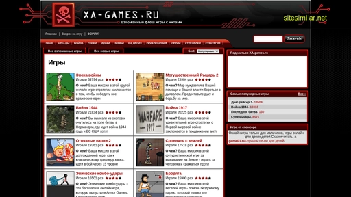 Xa-games similar sites