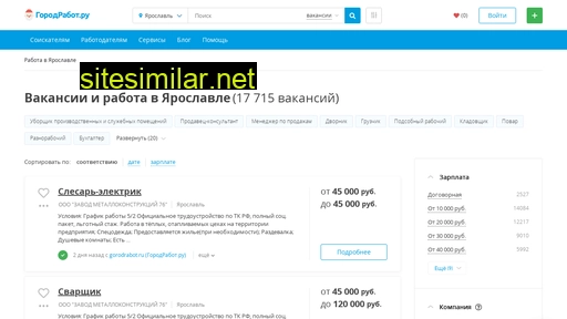 yaroslavl.gorodrabot.ru alternative sites