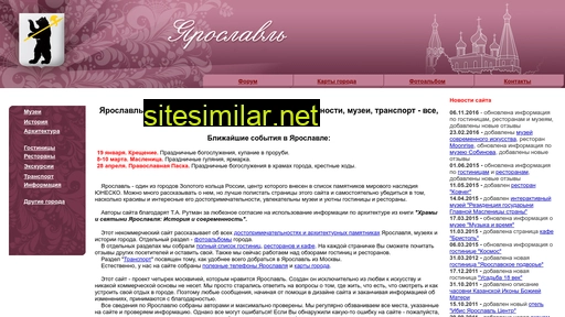 Yaroslavlru similar sites