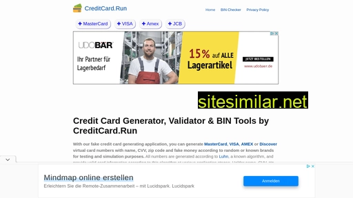 creditcard.run alternative sites