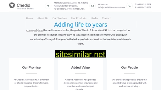 chedid-insurance.com.sa alternative sites