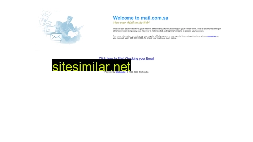 mail.com.sa alternative sites