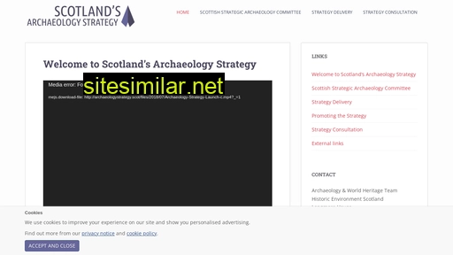 archaeologystrategy.scot alternative sites