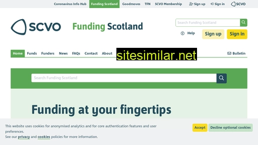 funding.scot alternative sites