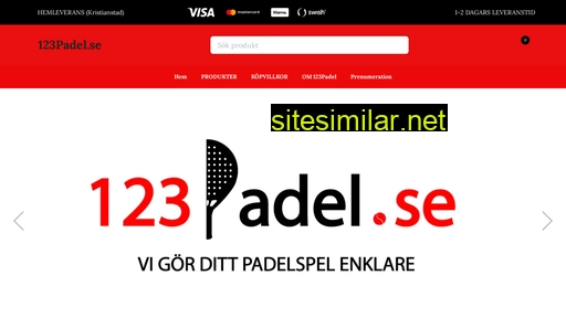 123padel.se alternative sites