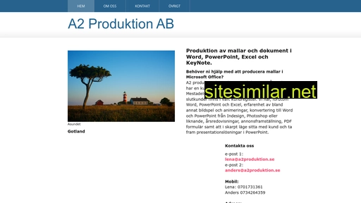 a2produktion.se alternative sites