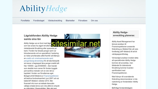 abilityhedge.se alternative sites