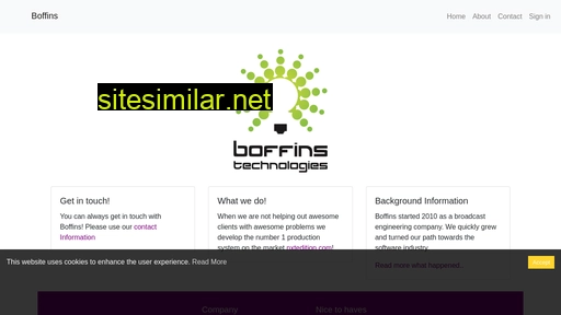 about.boffins.se alternative sites