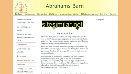abrahamsbarn.se alternative sites