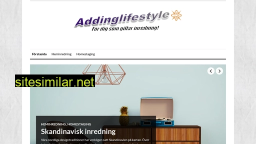 addinglifestyle.se alternative sites