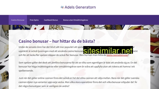 adelsgeneratorn.se alternative sites