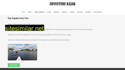 adventurekajak.se alternative sites