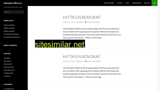 advokat-offert.se alternative sites