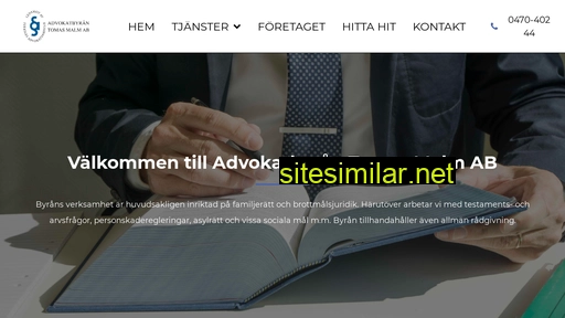 advokat-tomasmalm.se alternative sites