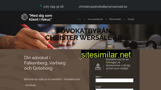 advokatbyranwersall.se alternative sites